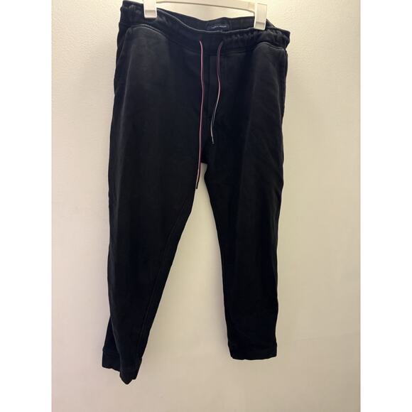 Tommy Hilfiger Mens Sweatpants XL Black Track Workout - Picture 1 of 6